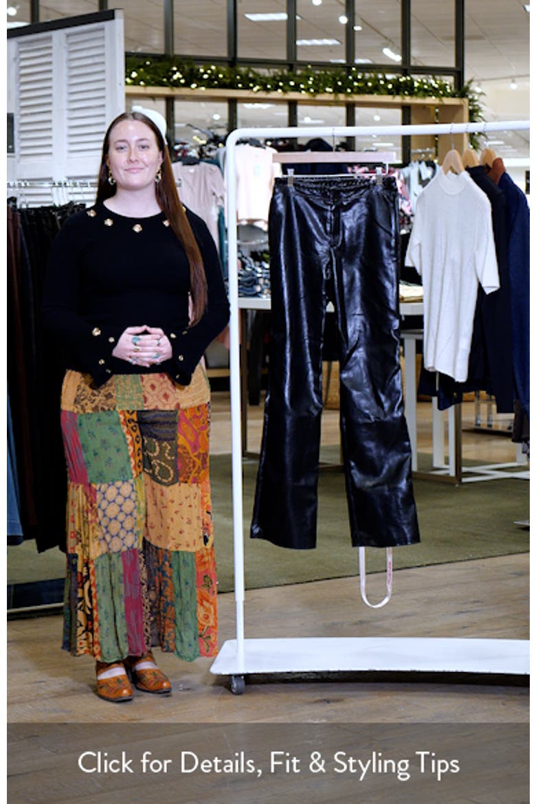 Adara Faux Leather Pants video