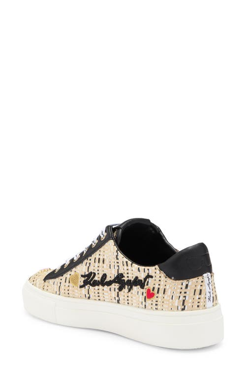 Karl Lagerfeld Paris Cate Pins Lace-up Sneaker