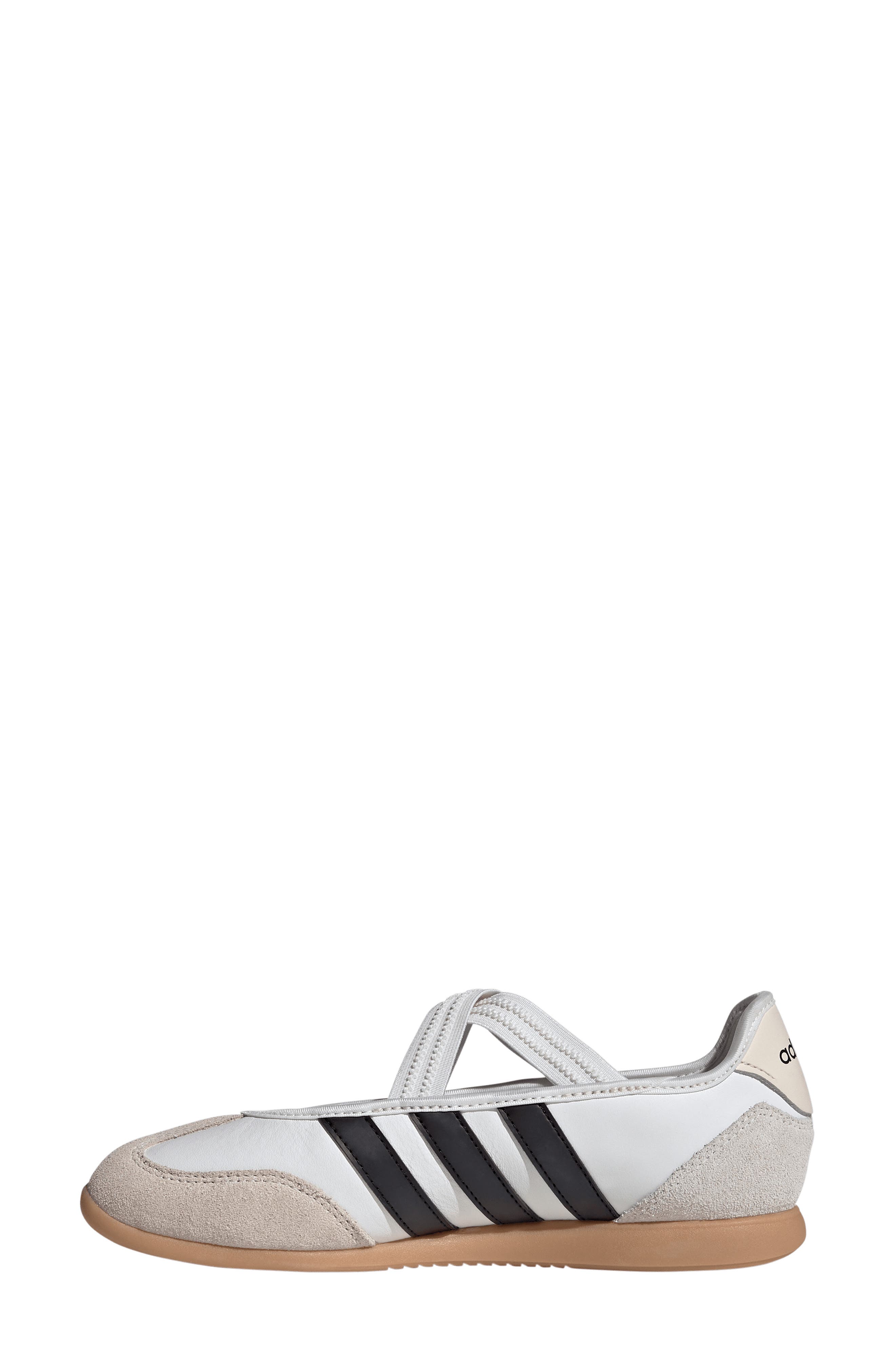 Barreda Mary Jane Flat, Alternate, color, CORE WHITE/ CORE BLACK/ GUM 3