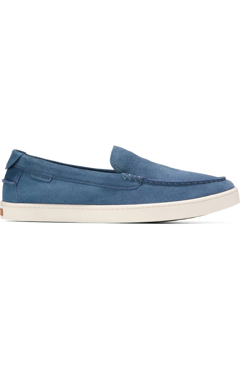 Cole Haan Pinch Weekend Venetian Loafer, Alternate, color, China Blue Suede/ Ivory