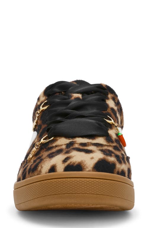 Dolce Vita Voyage Leopard Color Block Lace-up Sneakers