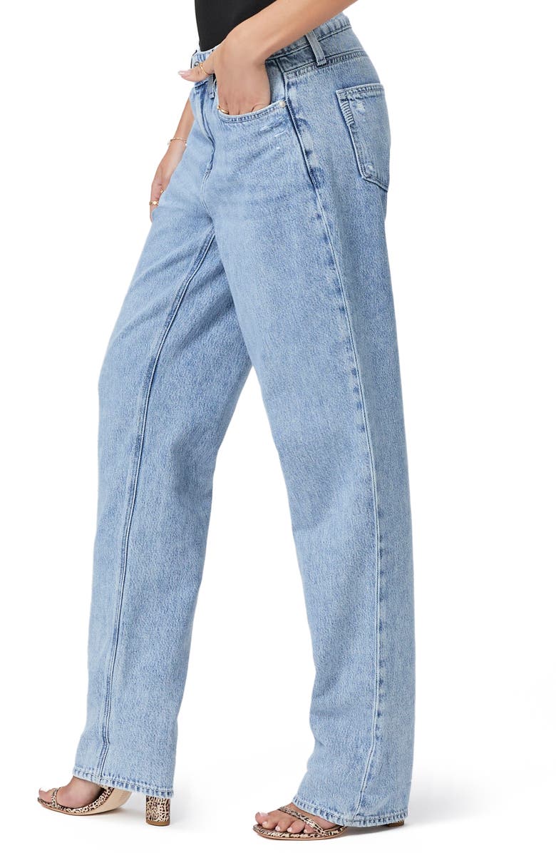 PAIGE Noella High Waist Relaxed Straight Leg Jeans, Alternate, color, 