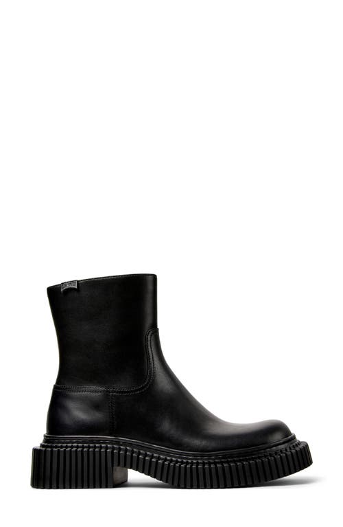 Camper Pix London Stiefel Mit Geriffelter Sohle 70mm In Black