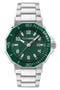  Stainless Steel/ Green