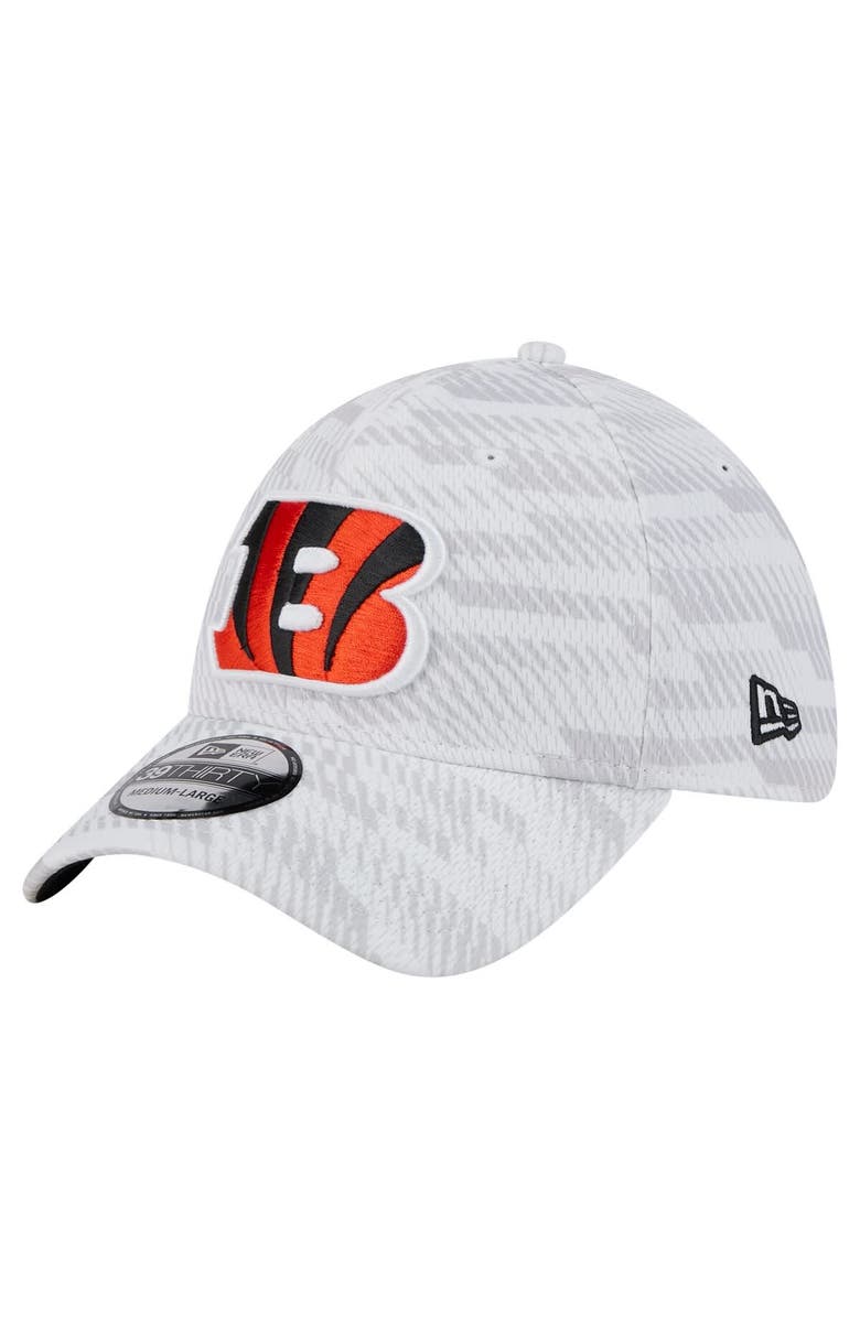 New Era Men's New Era  White Cincinnati Bengals Gameday Graded 39THIRTY Flex Hat, Alternate, color, 