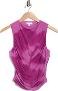 Leith Ruched Mesh Tank