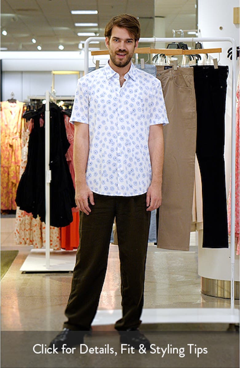 Roan Ken Floral Short Sleeve Button-Up Shirt, sales video thumbnail