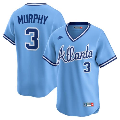 Shop Nike Dale Murphy Light Blue Atlanta Braves Throwback Cooperstown Collection Limited Jersey