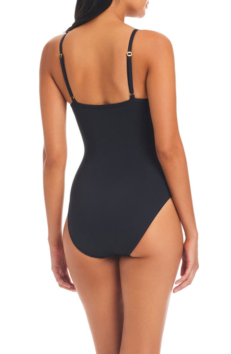 BLEU by Rod Beattie Pulling Strings One-Piece Swimsuit, Alternate, color, 