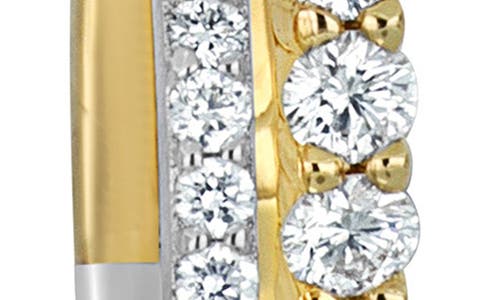 Bony Levy Two-tone Layered Diamond Hoop Earrings