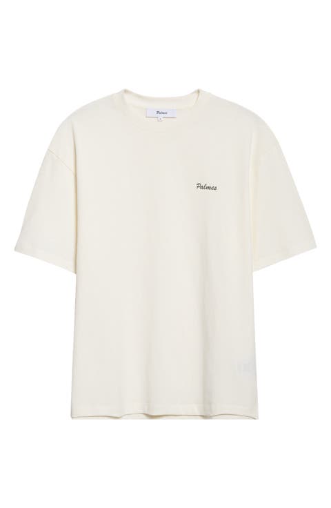 Pigment Dyed Cotton Logo T-Shirt