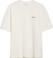 PALMES Pigment Dyed Cotton Logo T-Shirt