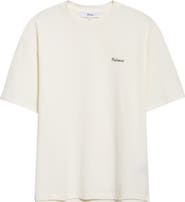 PALMES Pigment Dyed Cotton Logo T-Shirt
