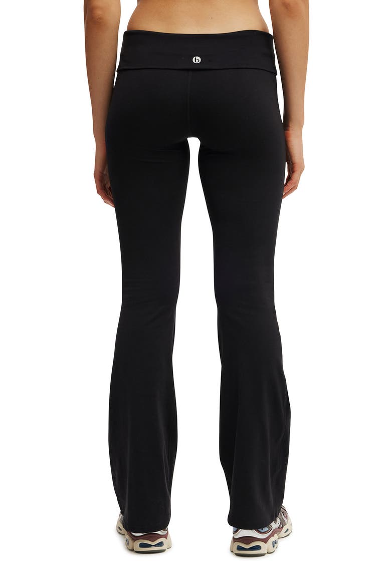 Women's Active Ultra Soft Roll Over Flare, Alternate, color, Black