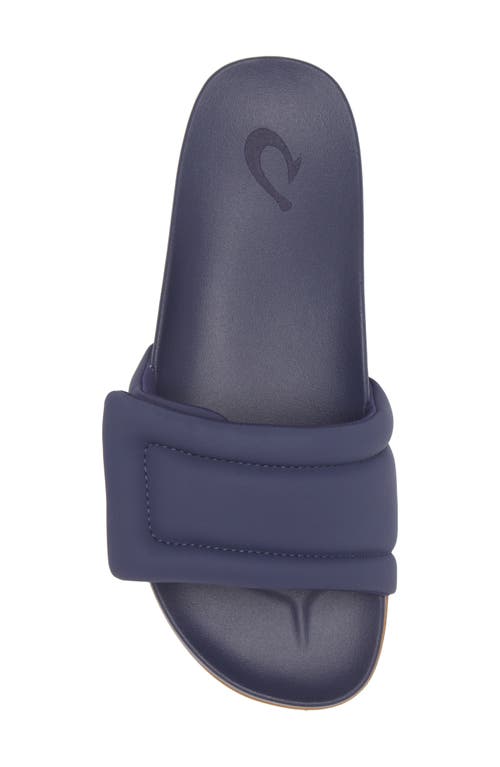 Olukai Sunbeam Slide Sandal In Blue