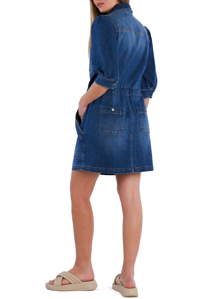 Denim Utility Dress, Alternate, color, MODERN BLUE