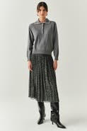 Exquise Maleah Trim Collar Sweater