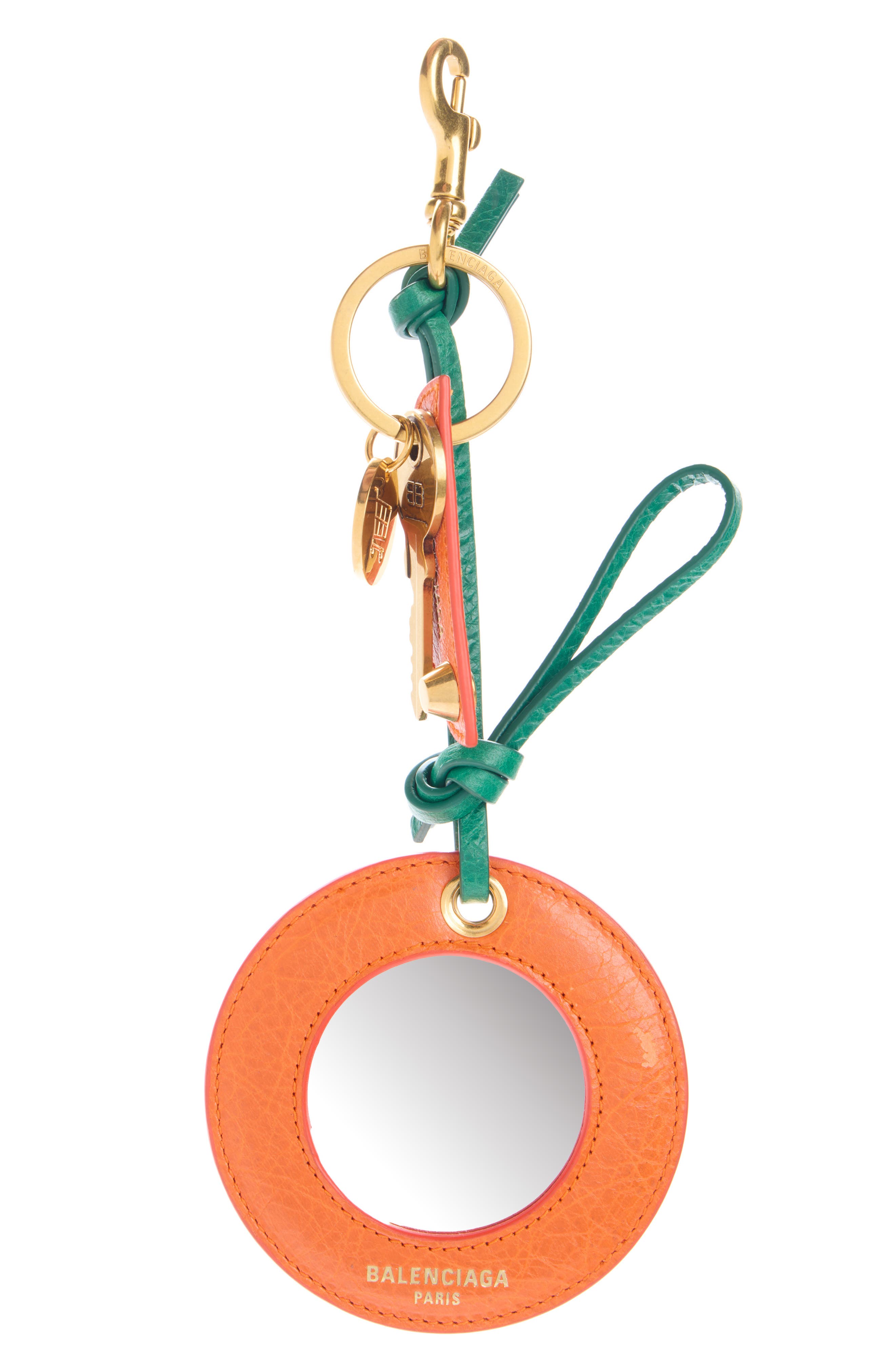 City Orange Bag Charm, Alternate, color, 7671 TANGERINE