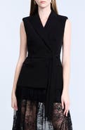BCBGMAXAZRIA Belted Double Breasted Vest