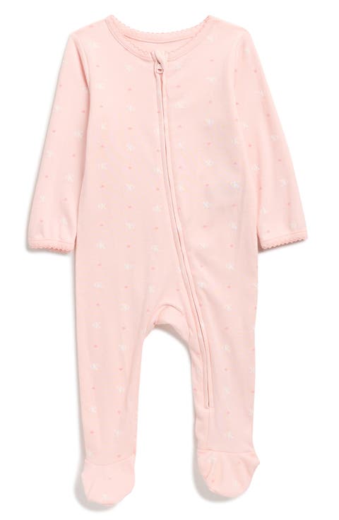 Logo Full Zip Footie (Baby)