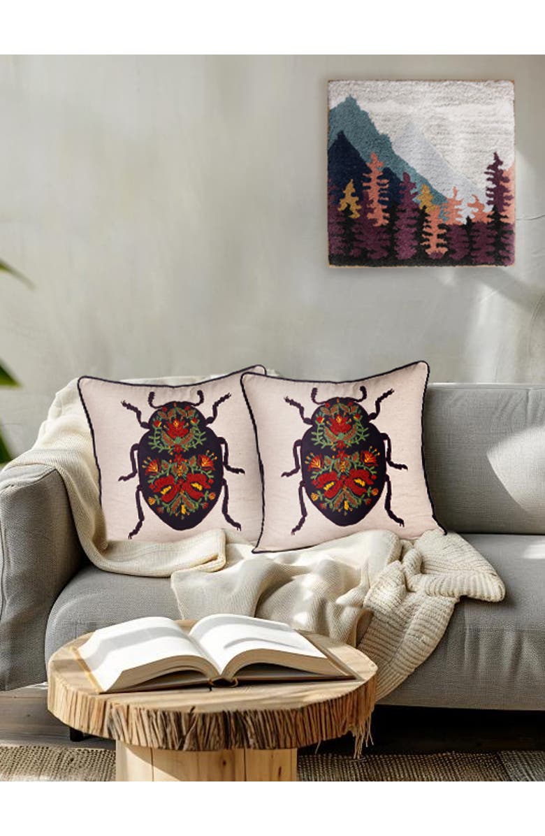 GAURI KOHLI Udaipur Throw Pillow Cover, Alternate, color, Multicolored