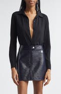 Courrèges Merino Wool Polo Cardigan