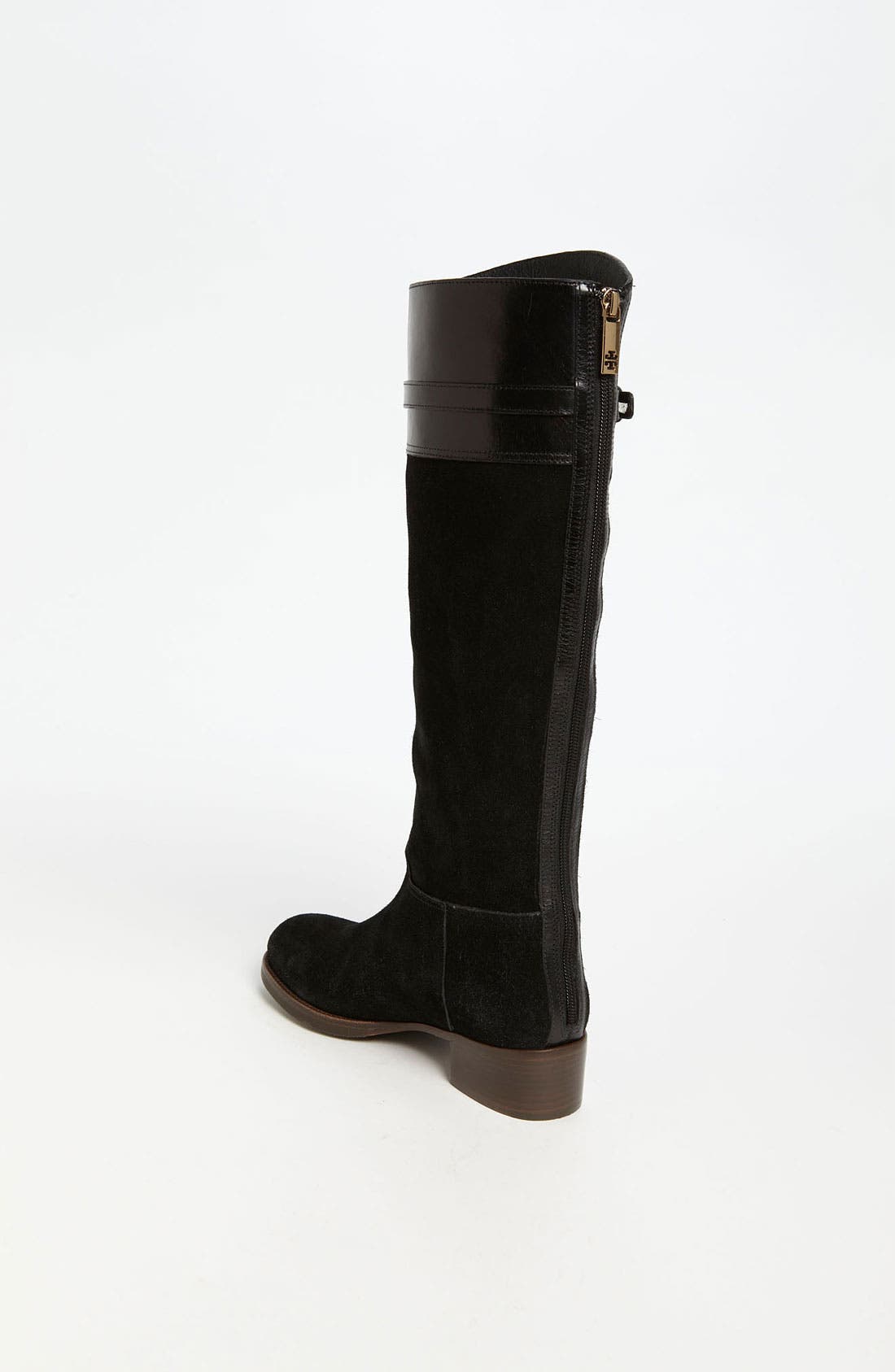 'Jenna' Riding Boot (Nordstrom Exclusive), Alternate, color, BLACK