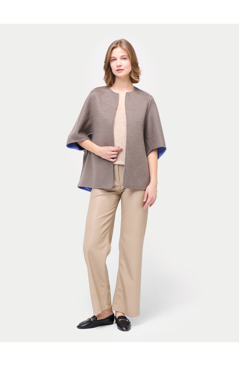 Gobi Cashmere Cashmere Poncho Jacket, Alternate, color, Reggata