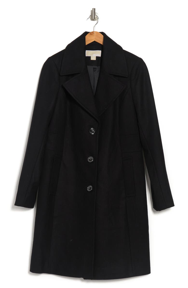 Michael Kors Single Breasted Tailored Coat, Alternate, color,