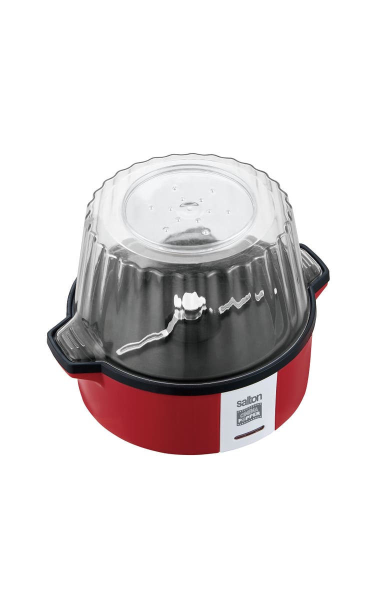 Salton Cinema Popper Stir Popcorn Maker - Red, Alternate, color, Red