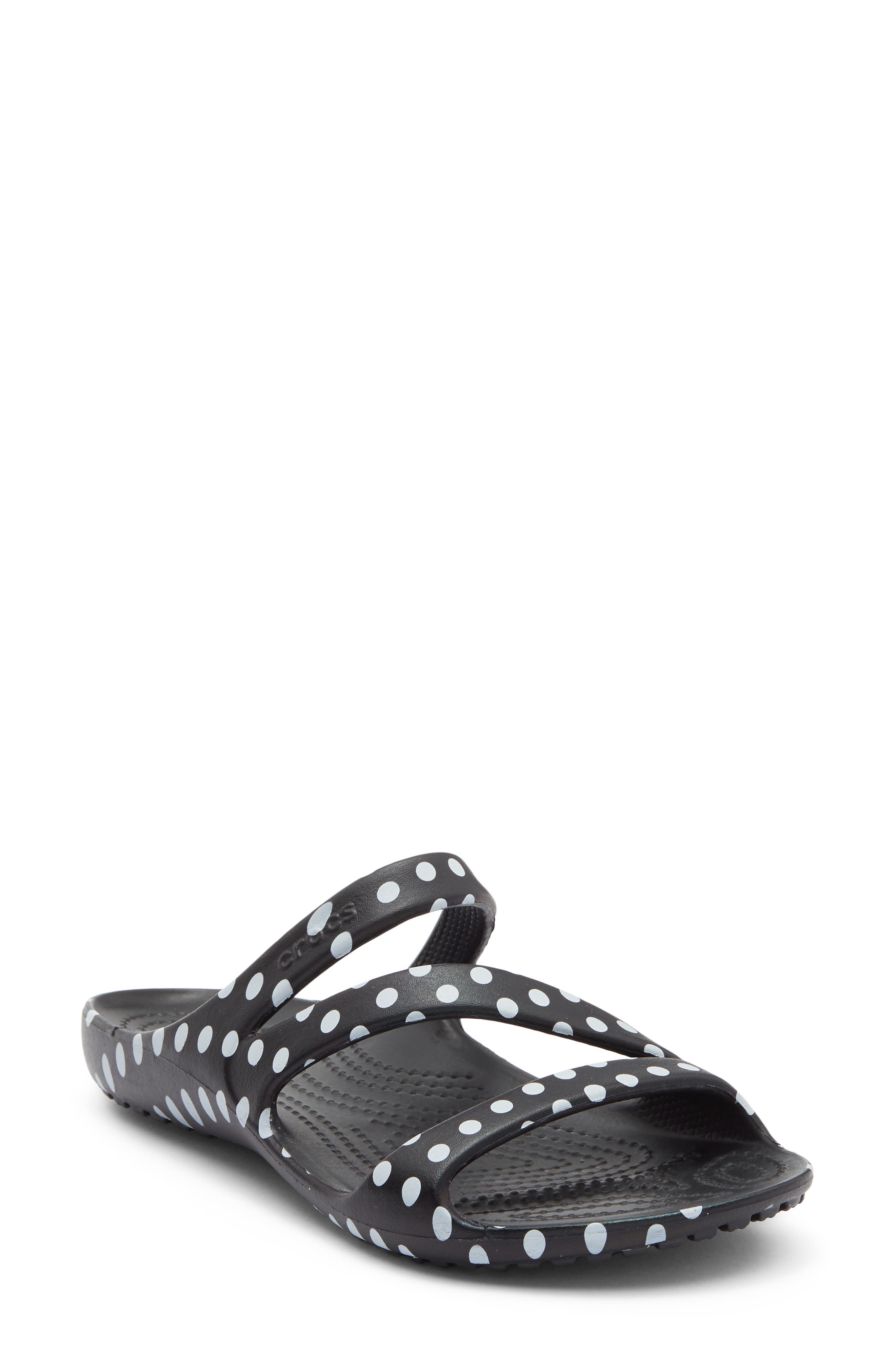 CROCS Kadee II Polka Dot Slide Sandal