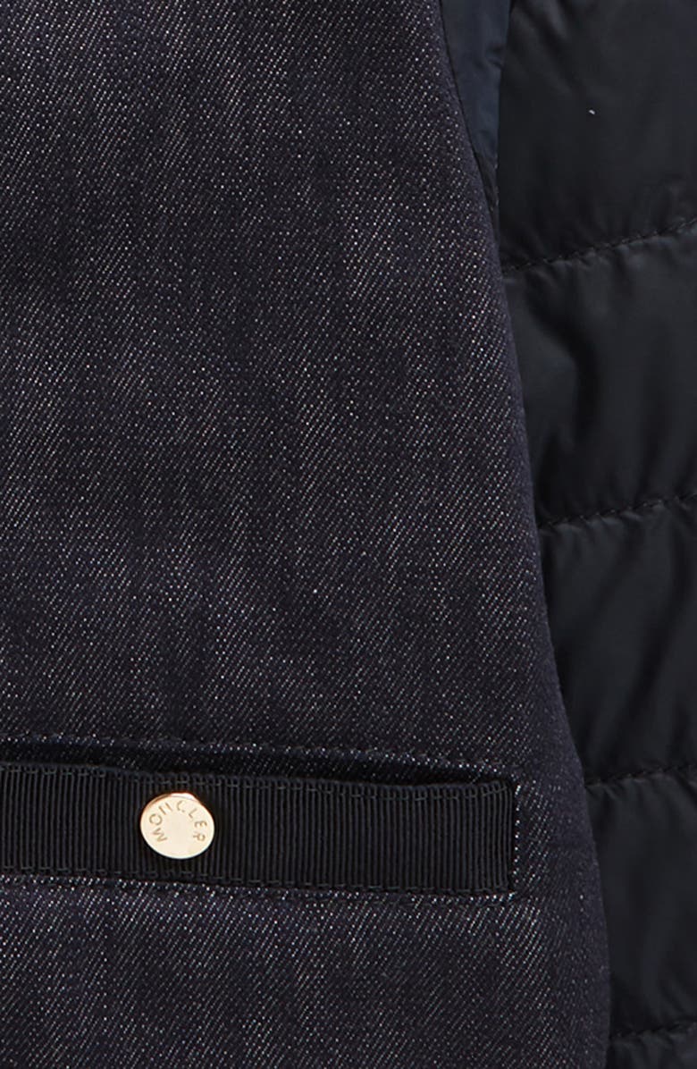 Moncler Kids' Nubia Mixed Media Jacket, Alternate, color,