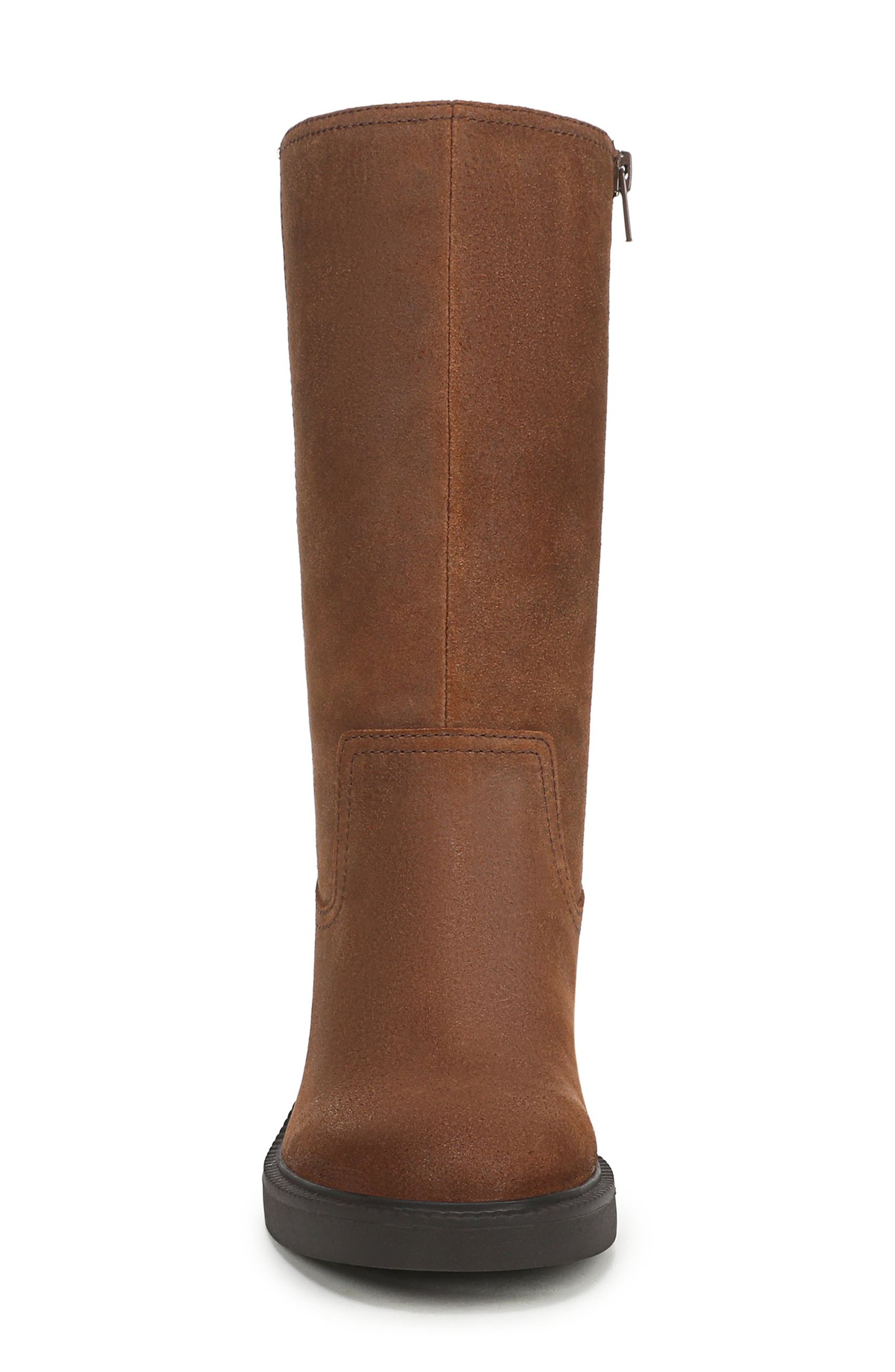 Thora Leather Knee High Boot, Alternate, color, HAZELNUT LEATHER