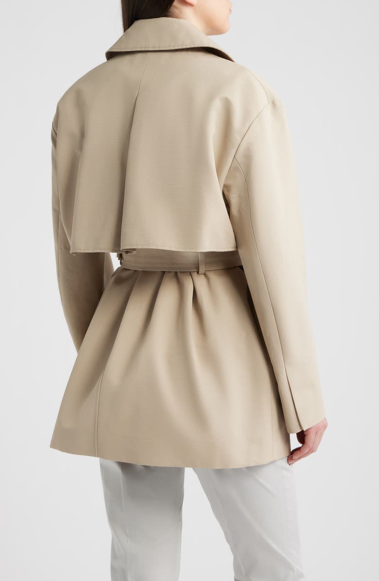 BOSS Cromas Belted Double Breasted Jacket, Alternate, color, Pumice