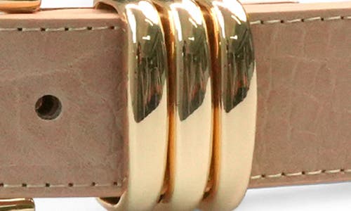 Petit Moments Polished Belt In Brown