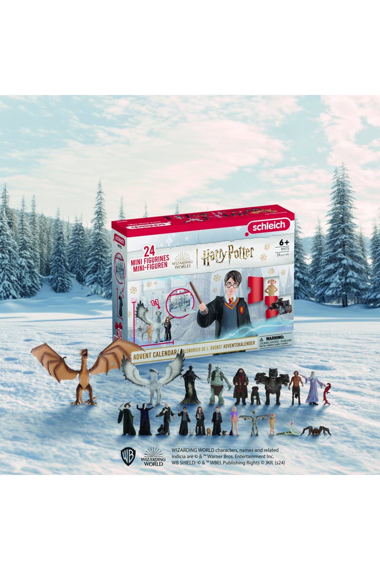 Wizarding World, Harry Potter Holiday Advent Calendar, 24 Figurines, Alternate, color, Multicolored