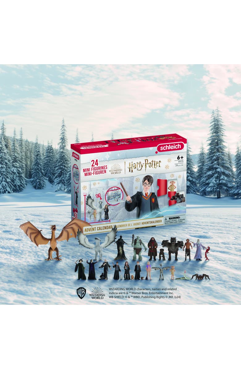 Schleich Wizarding World, Harry Potter Holiday Advent Calendar, 24 Figurines, Alternate, color, Multicolored