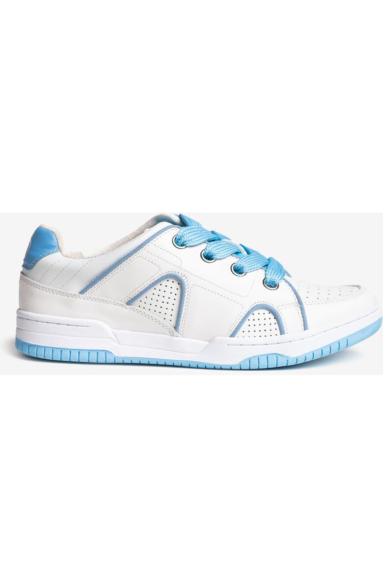 Freshy Steezy Lites Women's Sneaker, Main, color, White/Light Blue