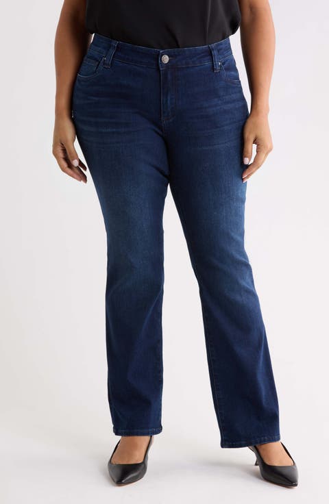 Natalie Mid Rise Flare Jeans