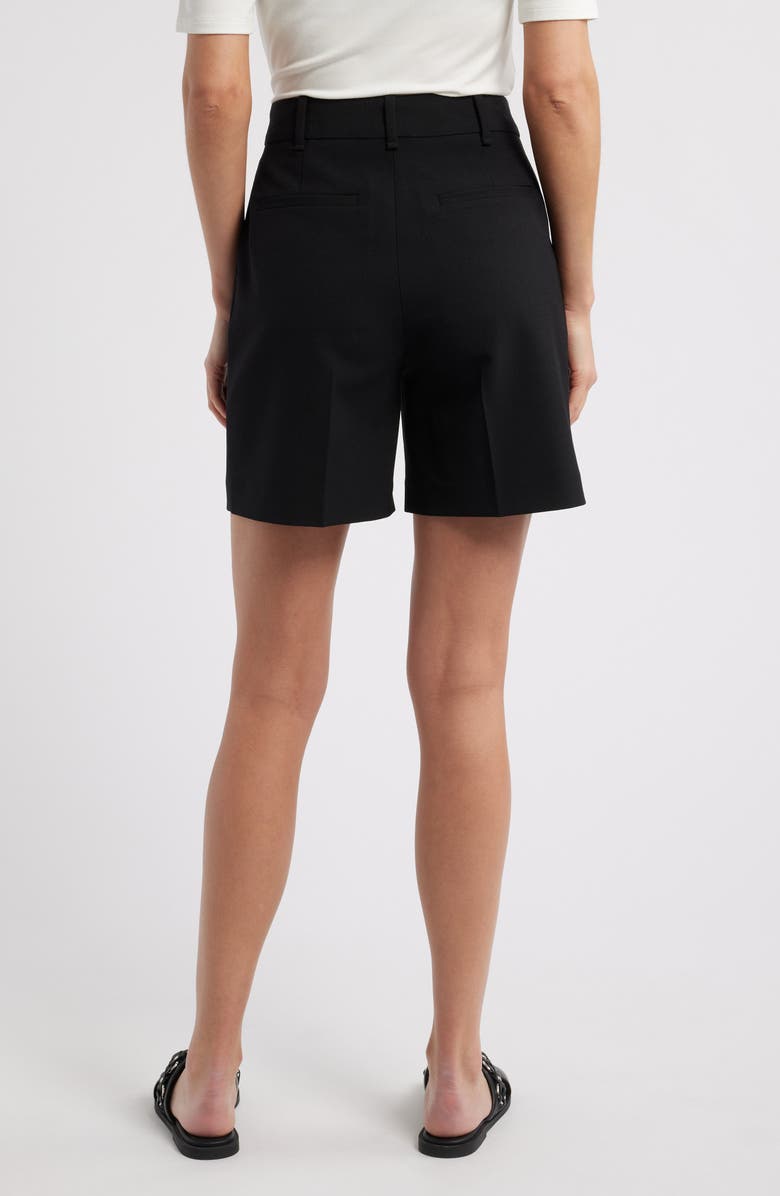 rag & bone Irina Wool Blend Shorts, Alternate, color, Black