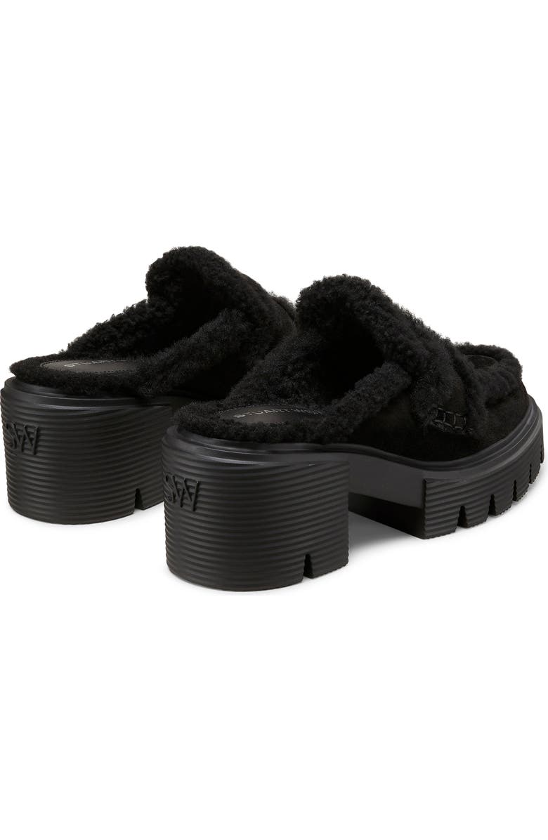Stuart Weitzman Lennox Genuine Shearling Trim Platform Loafer, Alternate, color,