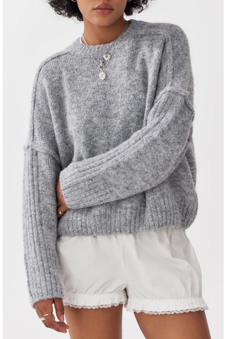 Oslo Crewneck Sweater, Main, color, GREY