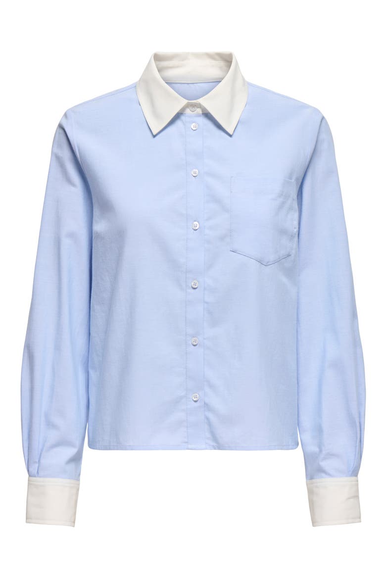 Paris Long Sleeve Button-Up Shirt, Main, color, CASHMERE BLUE