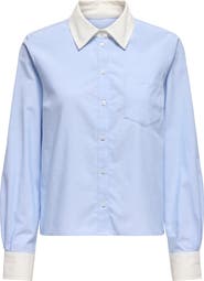 Only Paris Long Sleeve Button-Up Shirt