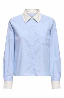 Only Paris Long Sleeve Button-Up Shirt