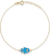 Ember Fine Jewelry 14K Gold Hamsa Bracelet