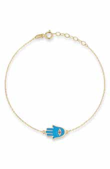 Ember Fine Jewelry 14K Gold Hamsa Bracelet
