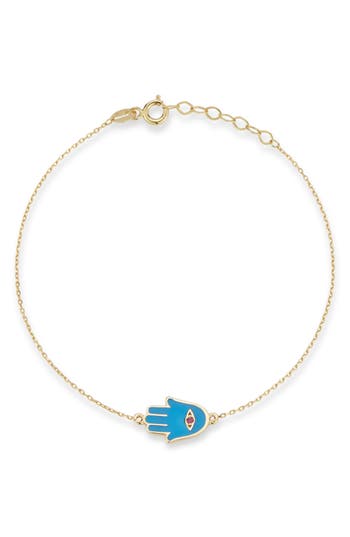 Ember Fine Jewelry 14k Gold Hamsa Bracelet