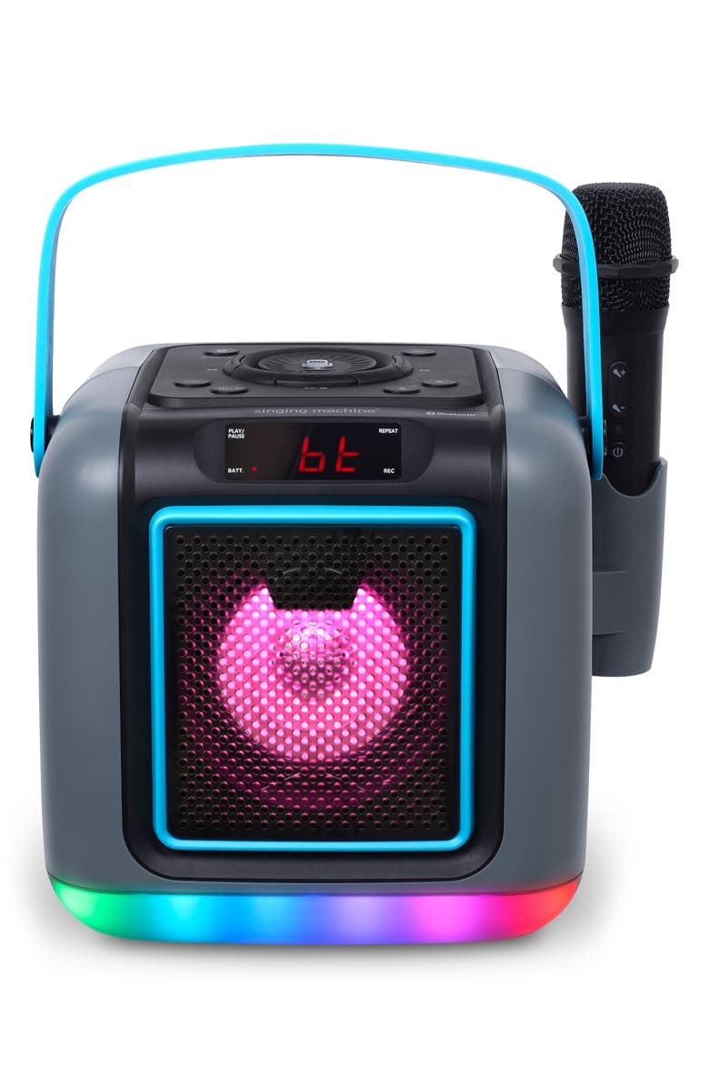Singing Machine Cube Mini Karaoke Machine, Main, color, 