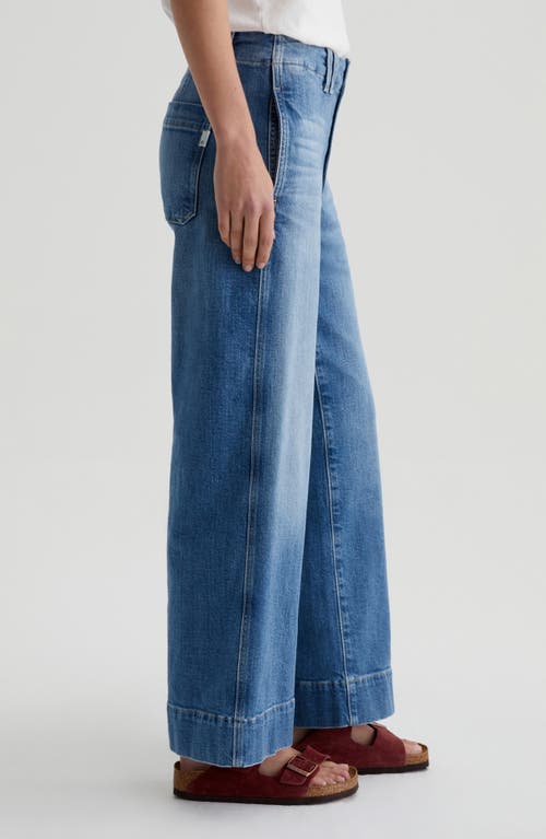 Shop Ag Natasha High Waist Wide Leg Jeans In Iris